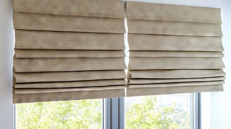 Roman Shades Installation in Denver, CO