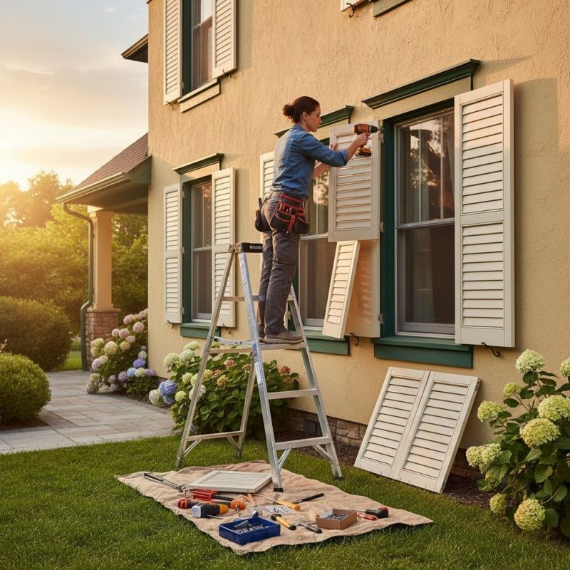 Shutter Handle Repair in Alpharetta, GA