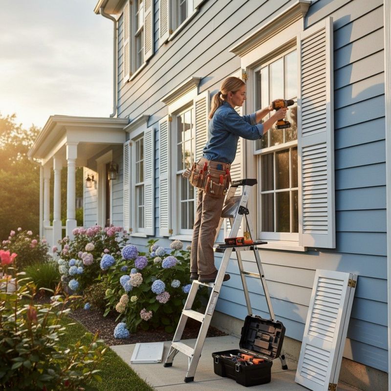Shutter Reattachment in Alpharetta, GA