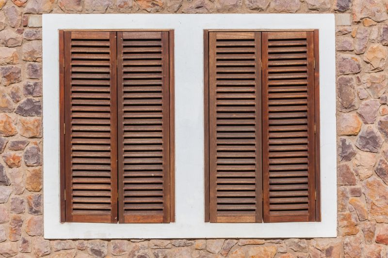 Wood Shutters Installation